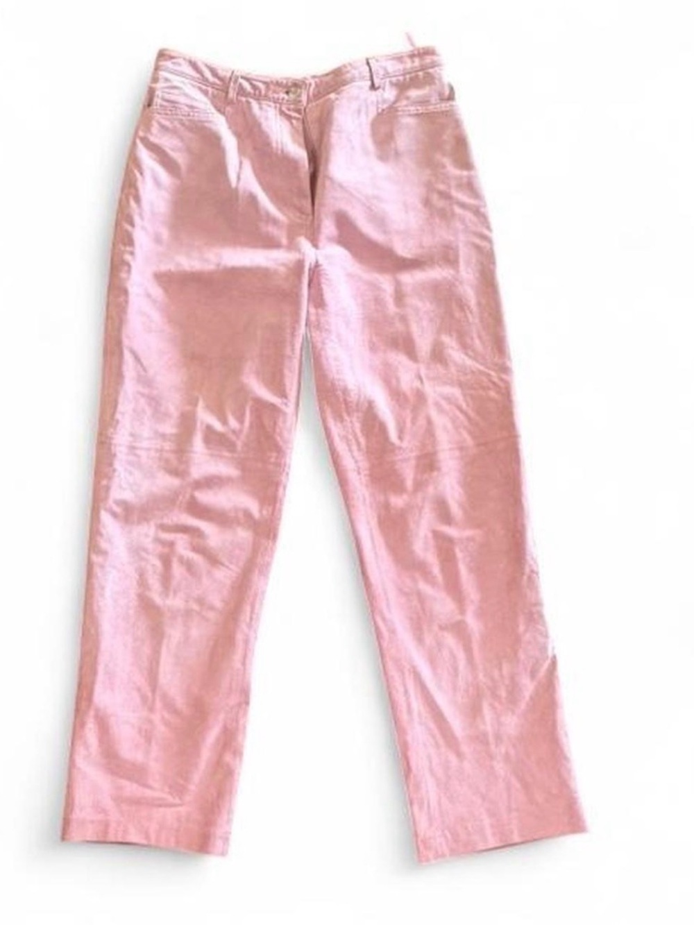 Worth Vintage Pink 100% Leather Pants - Size 12